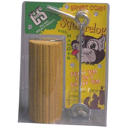 Daretocare Sweet Corn Squirrel Log with hanger DA3499497